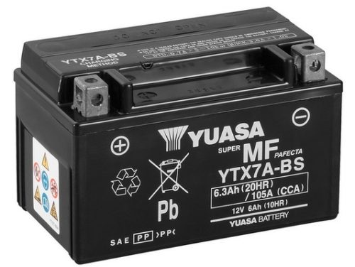 YUASA AGM YTX7A-BS L+ 6.3Ah YUASA AGM YTX7A-BS L+ 6.3Ah